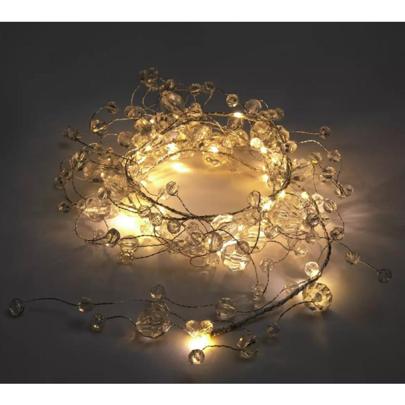 Habitat 20 LED Static Christmas Garland Lights 2m Christmas Lights