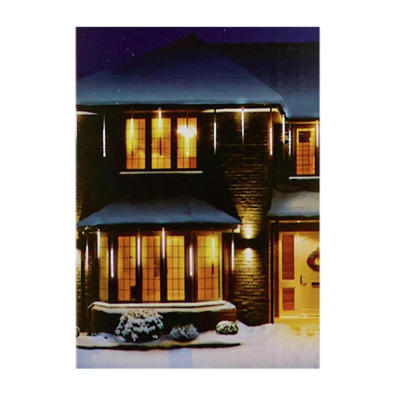 Premier 450 White LED Shower Christmas Lights 12m Christmas Lights Christmas Decorations