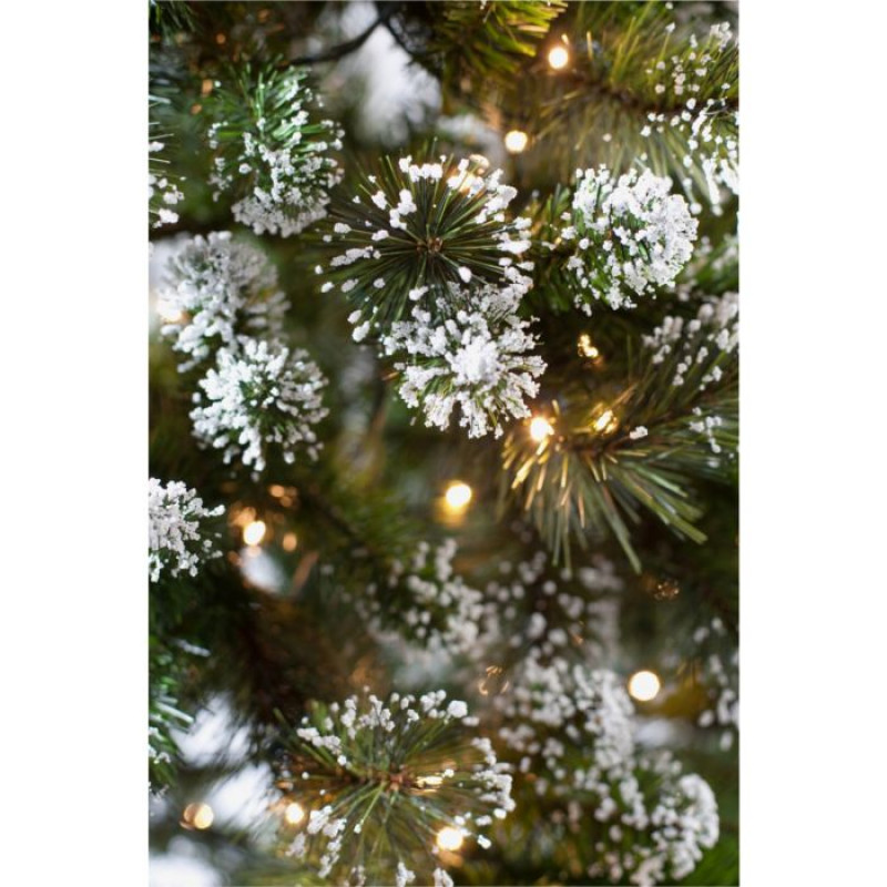 Pre Lit Snow Tipped Christmas Tree with 180 Lights 6ft Christmas
