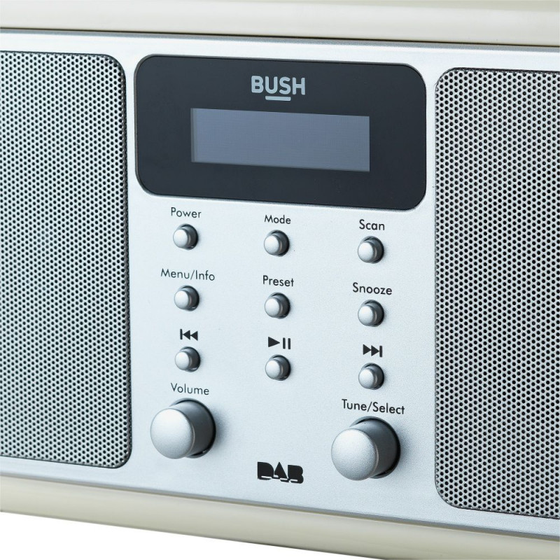 Bush Bluetooth Stereo DAB Radio Cream DAB Digital Radios Home