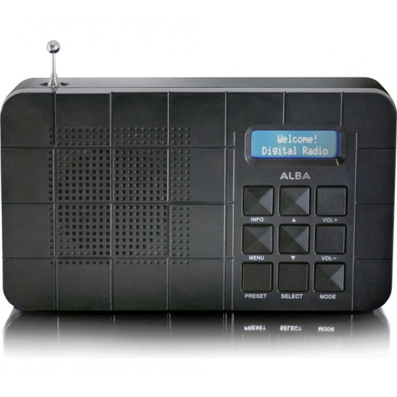 Alba DAB/FM Radio Black DAB Digital Radios Home Audio Audio & Video GMV Trade