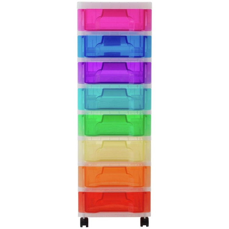 Really Useful 8 Drawer Wheeled Storage Drawers Multi Storage Units