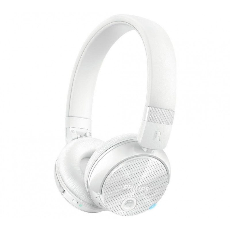 Philips SHB8750NC Wireless Noise Cancelling On Ear Headphones White Headphones Earphones Audio Video GMV Trade