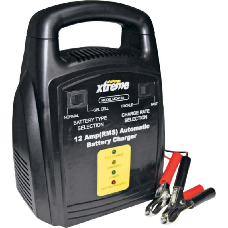 Challenge Xtreme 12 Amp 12V Automatic Car Battery Charger (No Cable
