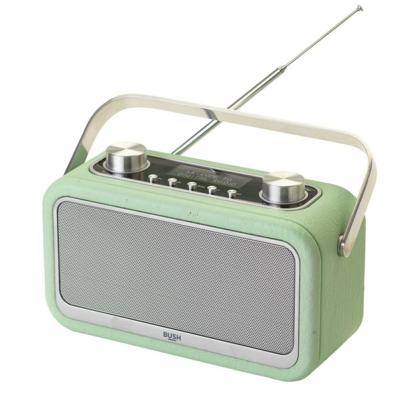 Bush Leather Look Bluetooth DAB Radio Pistachio DAB Digital Radios