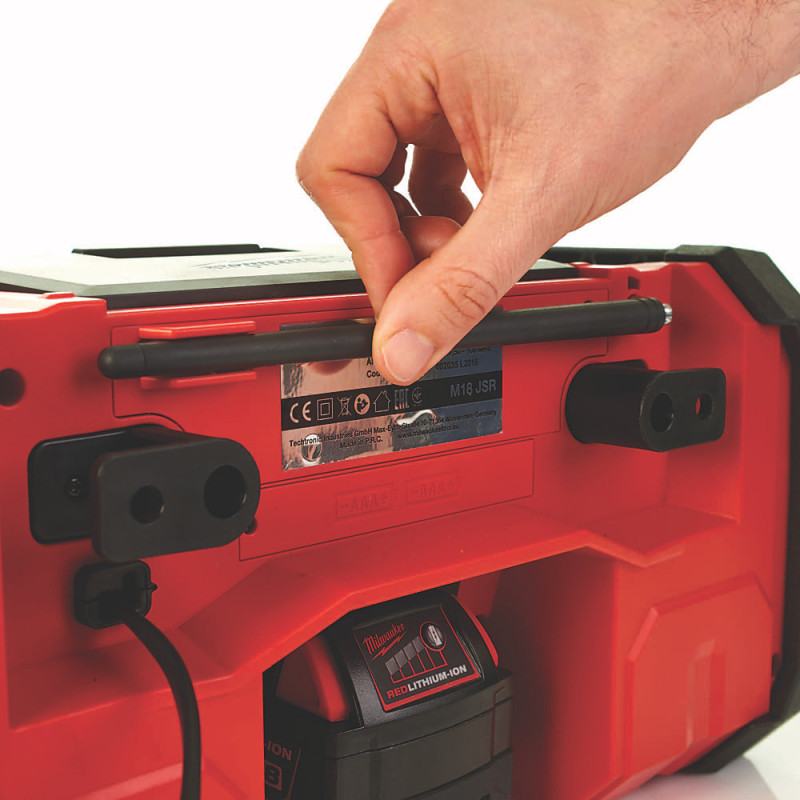 Milwaukee M18JSRDAB+0 DAB+/ FM Cordless Site Radio 18v Bare Tool