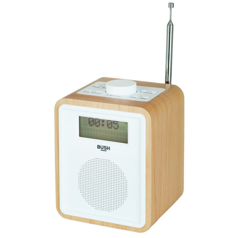 Bush Wooden DAB Clock Radio (Unit Only) DAB Digital Radios Home Audio Audio & Video GMV