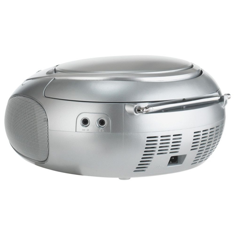 Bush DAB Radio Boombox Silver CD Players & Cassette Players Home