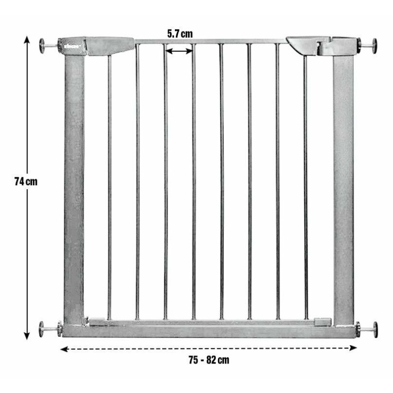 Home Pressure Fit Pet Safety Gate Other Furniture Furniture GMV Trade
