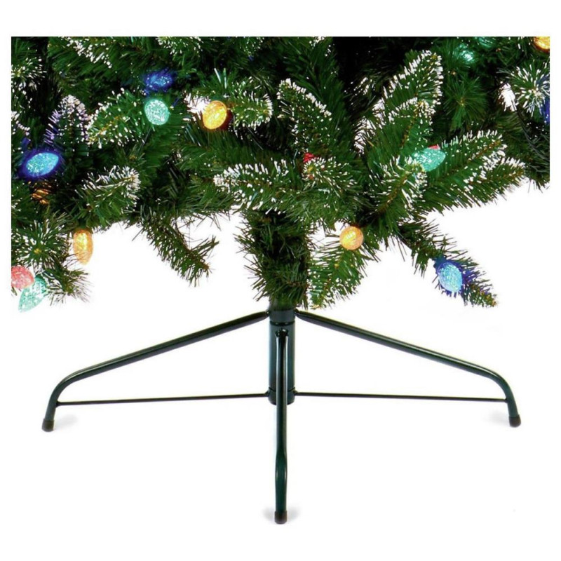 Premier Decorations 7ft Rockingham PreLit Christmas Tree Green
