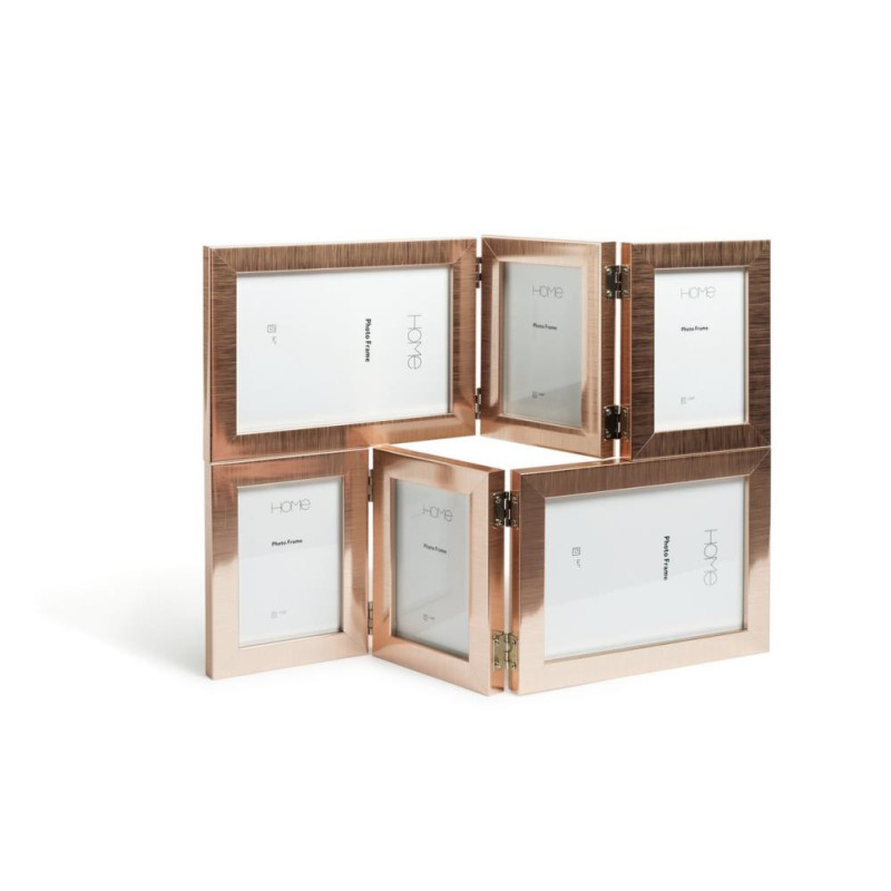 Home 27 x 42cm Multi Aperture Picture Frame Rose Gold Other