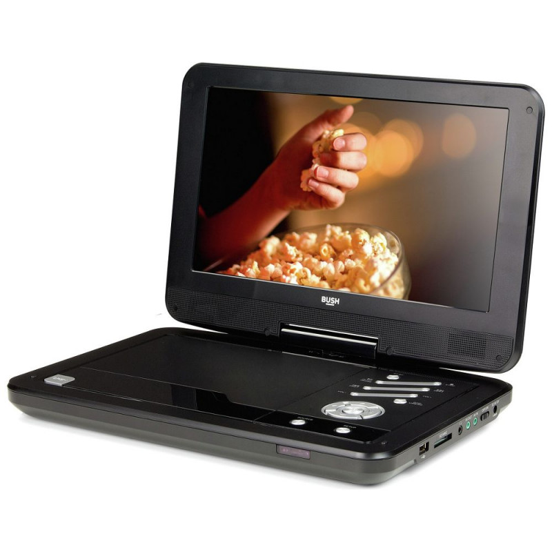 Bush 12 Inch Black Portable DVD Player (No Remote Control) Portable DVD Players DVD & Blu