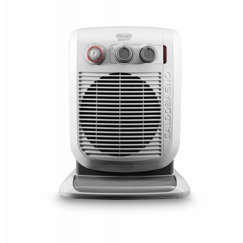 DeLonghi HVF3552TB Verticale Style Oscillating Fan Heater Fan Heaters