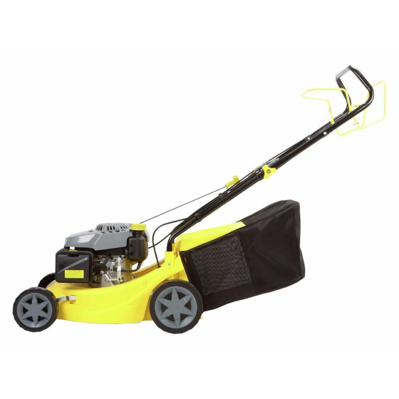 Challenge XSZ40E 40cm Self Propelled Petrol Mower 129cc Lawnmowers Garden Power Tools GMV Trade