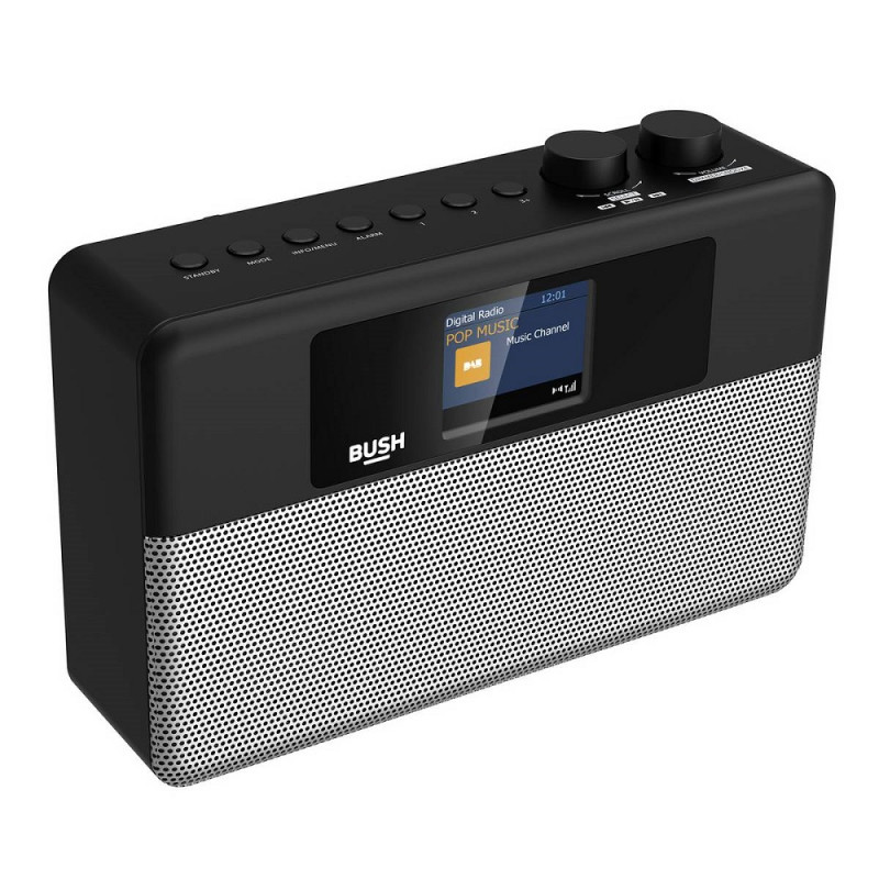 Bush DAB+ Radio Black DAB Digital Radios Home Audio Audio