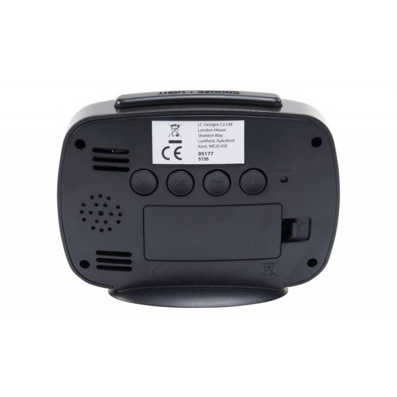 London Clock Company Radio Controlled DayDate Alarm Clock Alarm