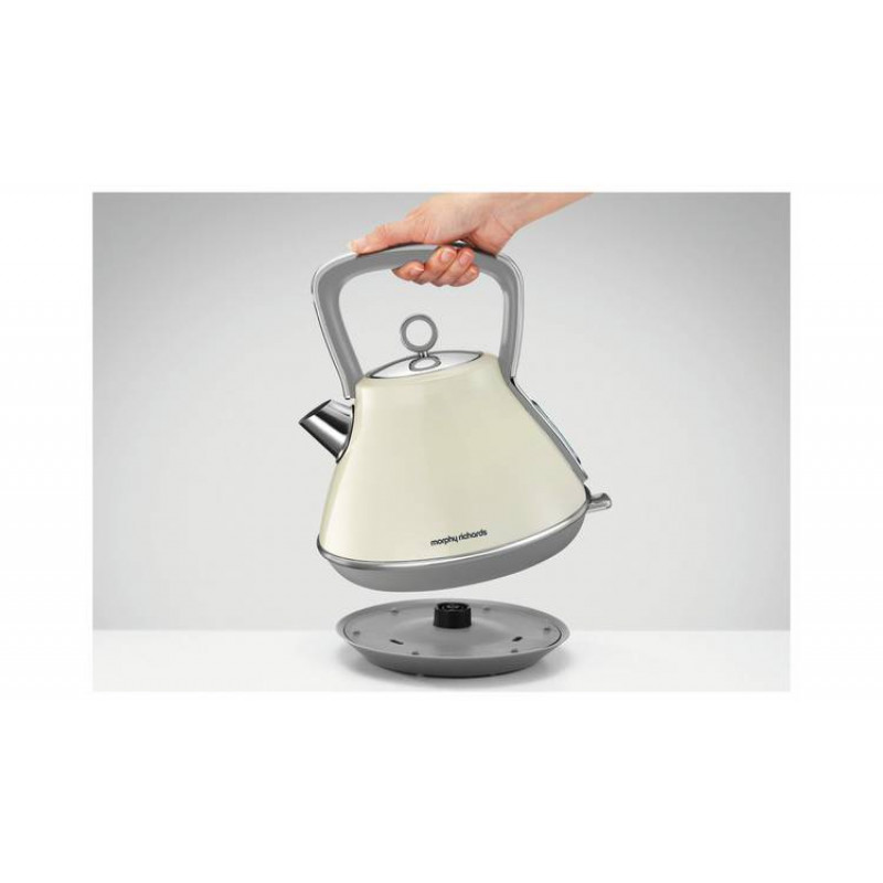 Morphy Richards 100107 Evoke Pyramid Kettle Cream GMV Trade