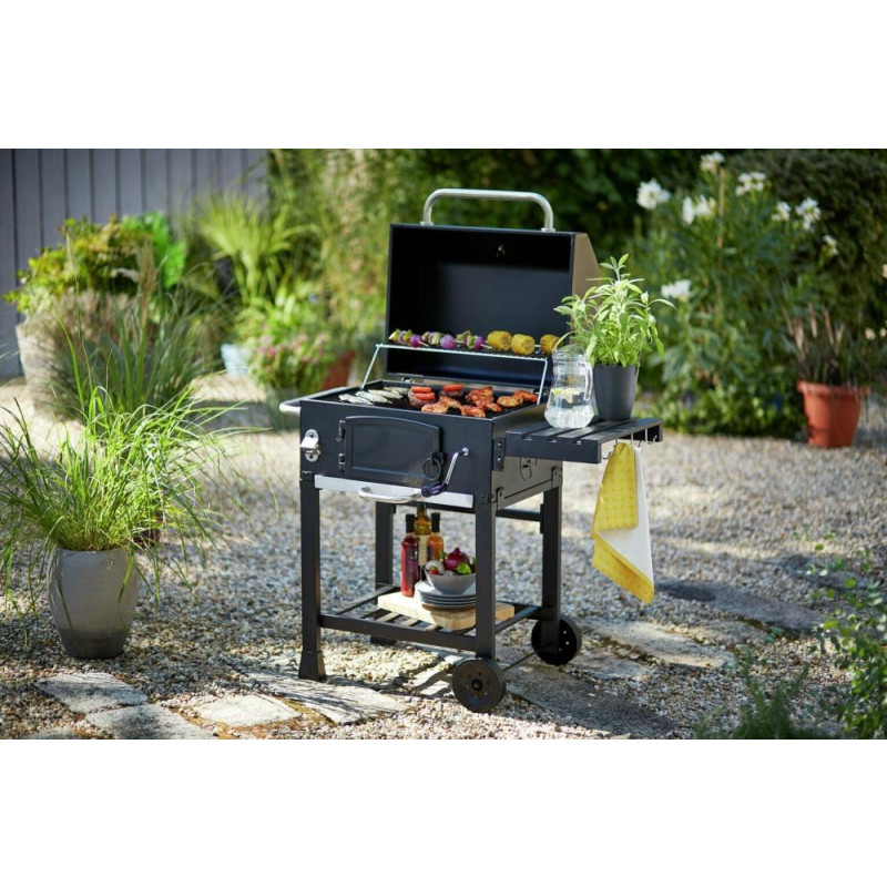Home American Style Charcoal BBQ Black Barbecues Travel & Outdoor