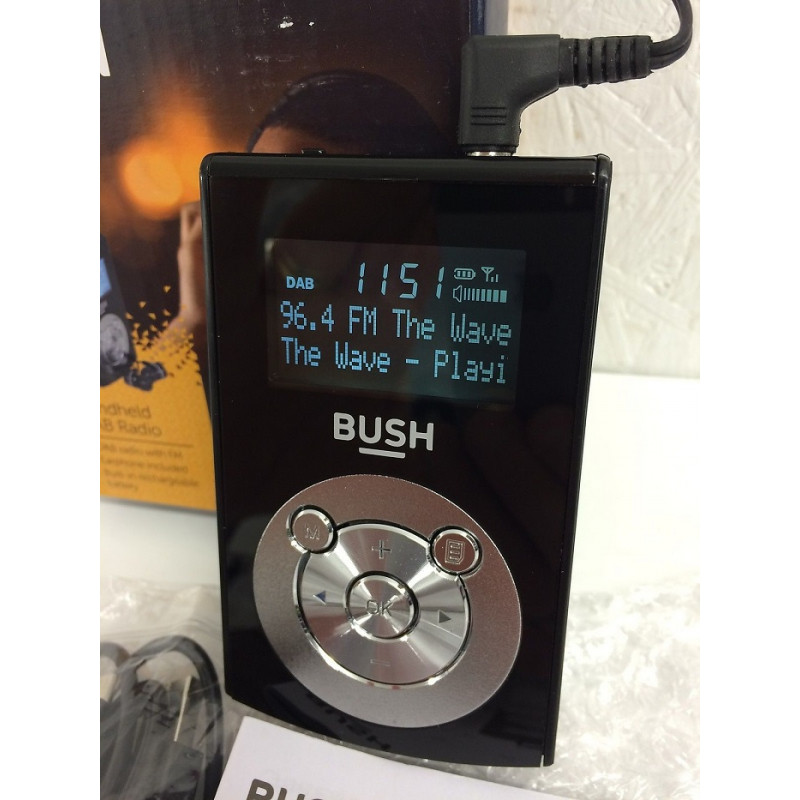 Bush DS405 Handheld Portable DAB Radio DAB Digital Radios Home