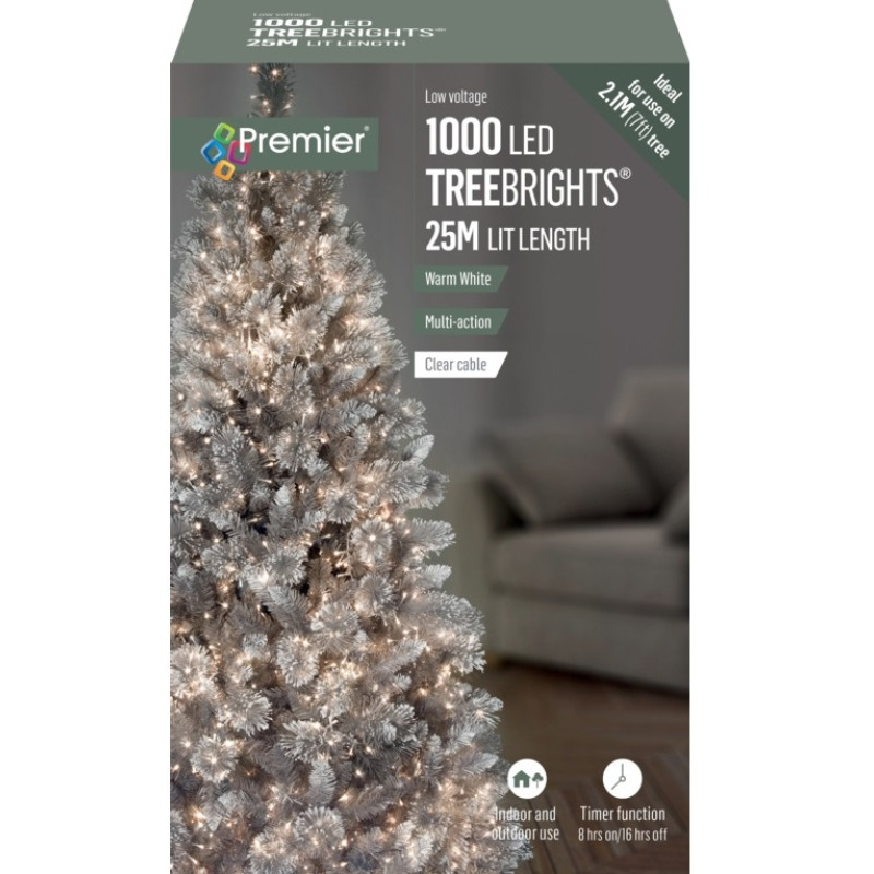 Premier 1000 Warm White Multifunction LED Light 30m Christmas