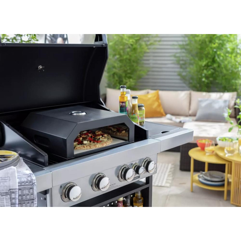 Home Pizza Oven BBQ Topper With Paddle Black Barbecues Travel & Outdoor GMV Trade