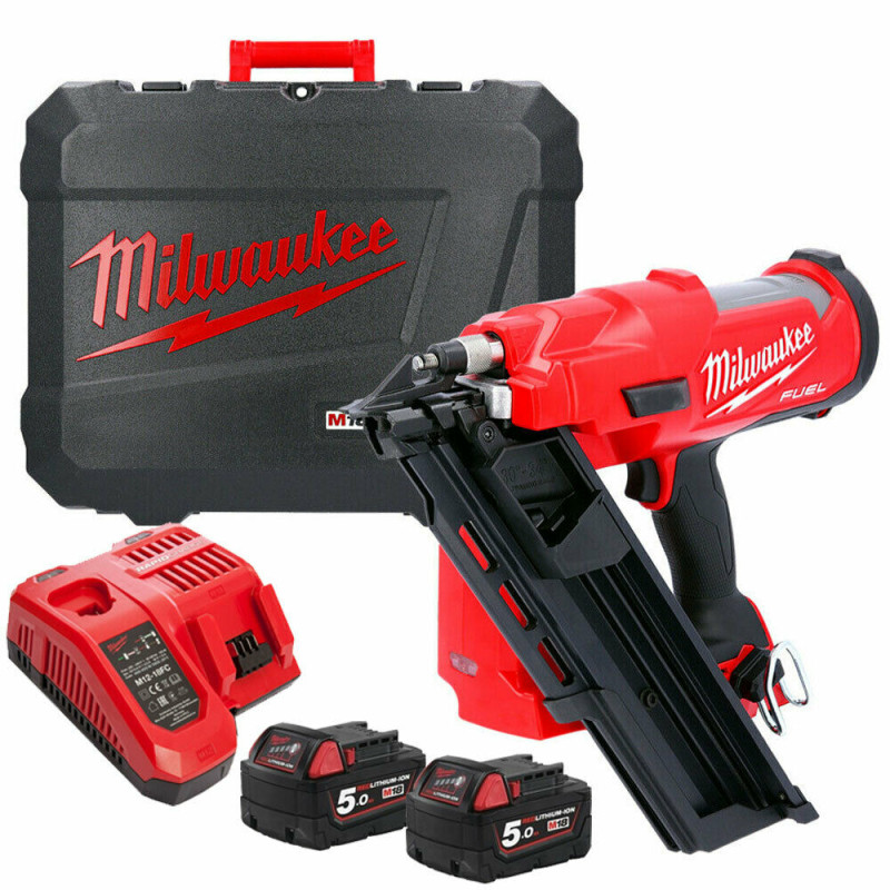 Milwaukee M18FFN21502C 18v Fuel Framing Nailer Other Garden & Power