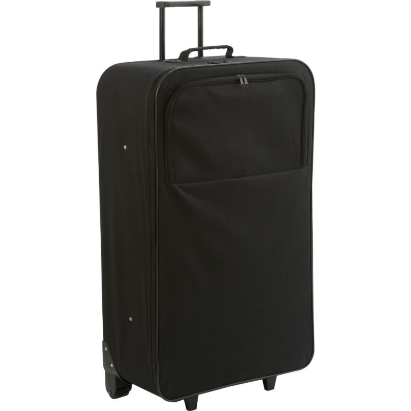 Argos Value Range Extra Large 2 Wheel Suitcase Black Luggage & Bags