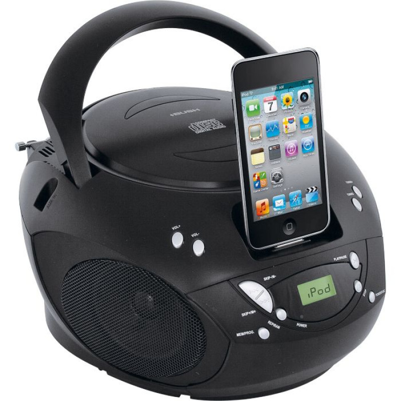 Bush Portable CD Player with iPod Docking Black. CD Players