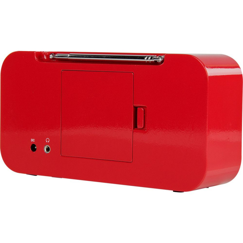 Alba Mono DAB Radio Red Alarm Clocks & Radios Home Audio Audio