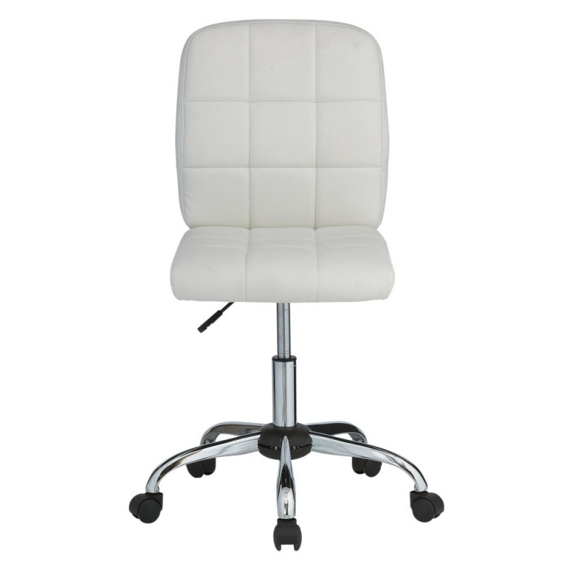Jarvis Gas Lift Height Adjustable Office Chair - White - Tables & Chairs - Furniture | GMV Trade