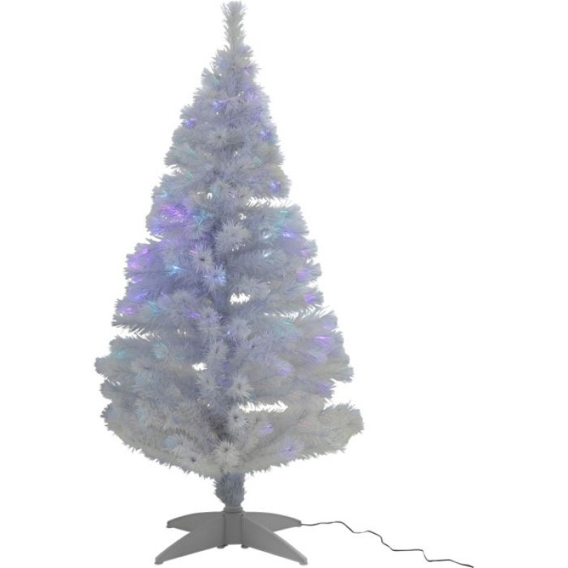 White Fibre Optic Christmas Tree  5ft  Christmas Trees  Christmas
