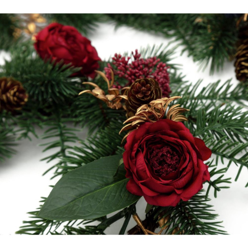 Habitat 1.8m Country Walk Christmas Garland Green Christmas Novelty