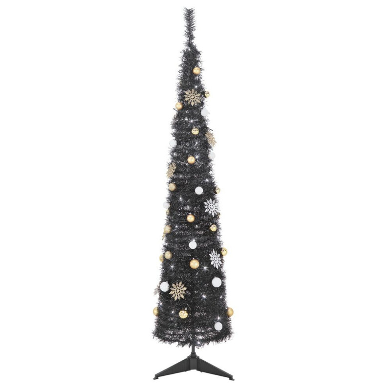 Grandeur Pop Up Black Christmas Tree 6ft Christmas Trees