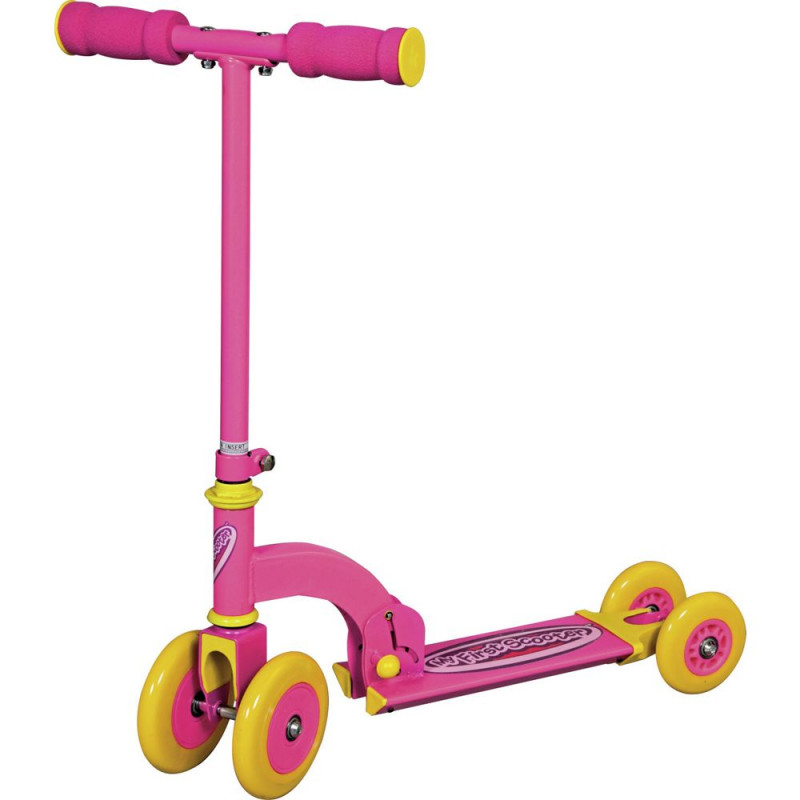 My First Scooter Pink/Yellow Outdoor Toys Toys and Games GMV Trade