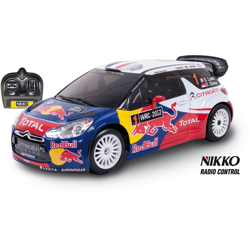 Nikko RC Citroen DS3 WRC Red Bull Toys Cars Trains Planes