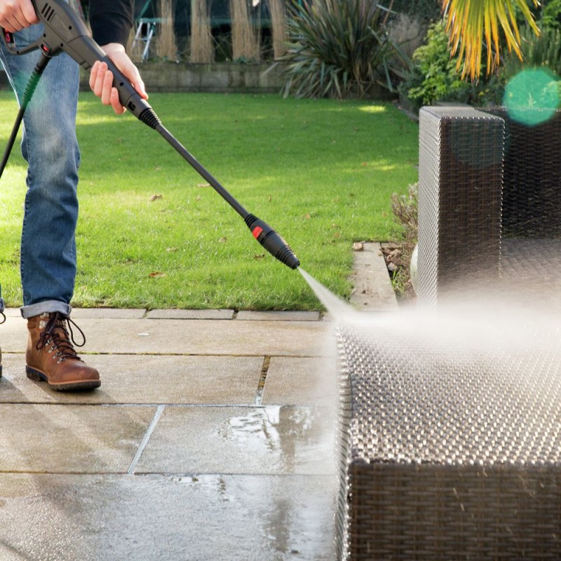 Vax VPW1WC Pressure Washer 1800W (No Detergent,Patio Brush & Jet