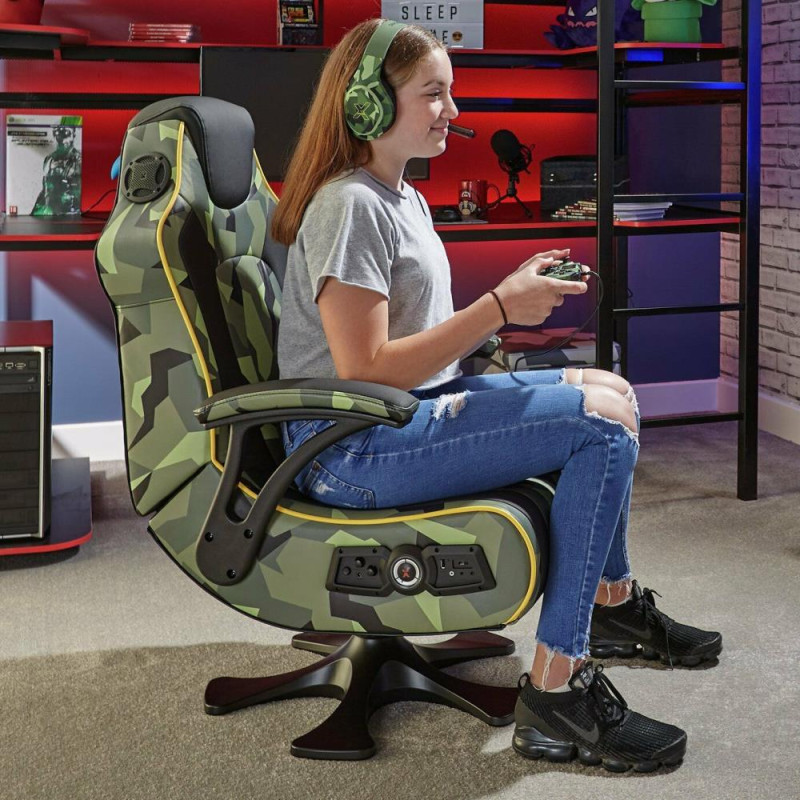 XRocker Covert Dark Ops 2.1 Wireless Audio Gaming Chair Toys, Cars
