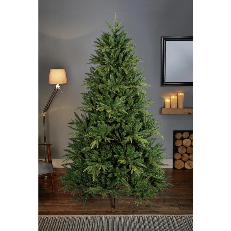 Premier Decorations 7ft Aspen Fir Christmas Tree Green Christmas