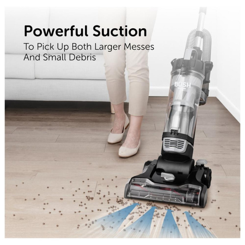 Bush VUS34AE2BNSLEU Multi Cyclonic Pet Bagless Upright Vacuum Cleaner
