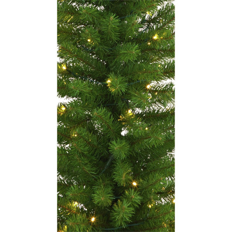 HOME 6ft PreLit Pencil Christmas Tree Green Christmas Trees Christmas Decorations GMV Trade