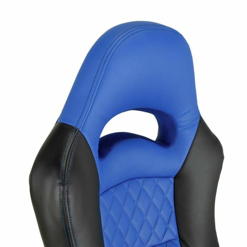 Home Raptor Faux Leather Ergonomic Gaming Chair Black Blue Toys Cars Trains Planes Toys and Games GMV Trade