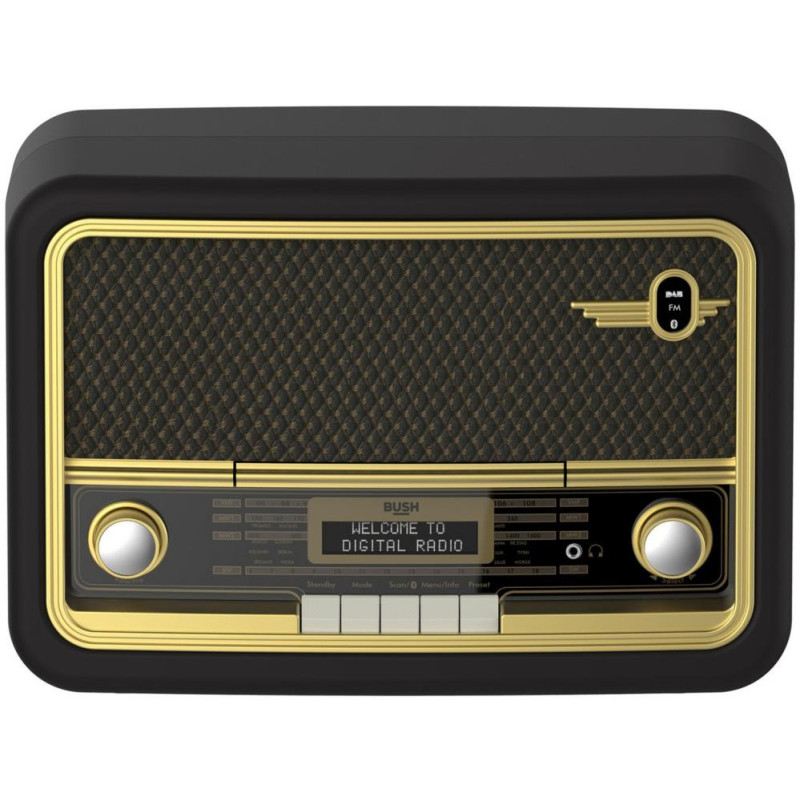 Bush Classic Super Retro Bluetooth DAB Radio DAB Digital Radios