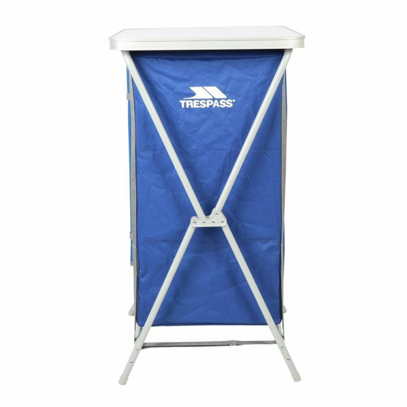 Trespass Camping 3 Tier Storage Table Blue Camping Accessories
