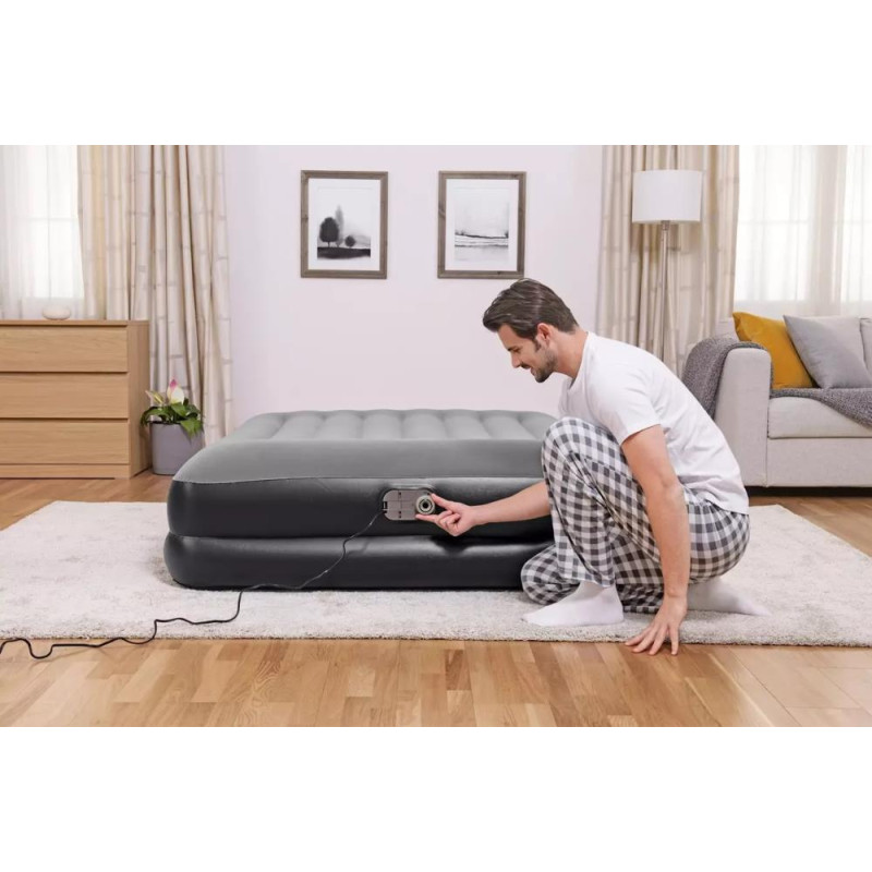 Bestway PVC Kingsize Premium Raised Airbed Camping Accessories