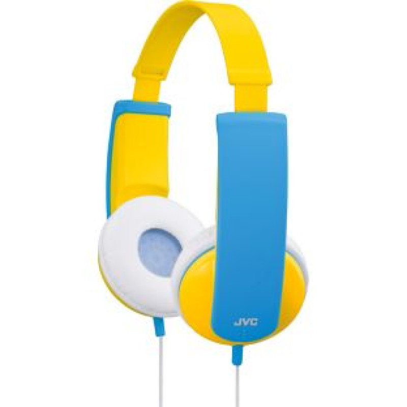 JVC Kids Headphones with Volume Limiter Yellow and Blue Headphones