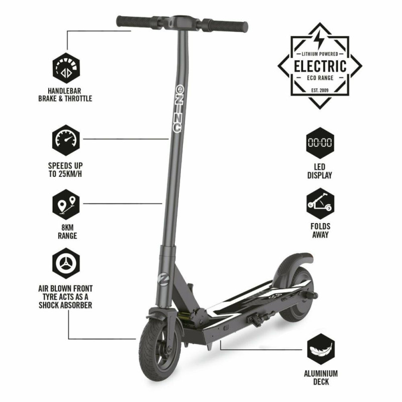 Zinc Eco Plus 8 Inch Air Electric Scooter Outdoor Toys Toys and