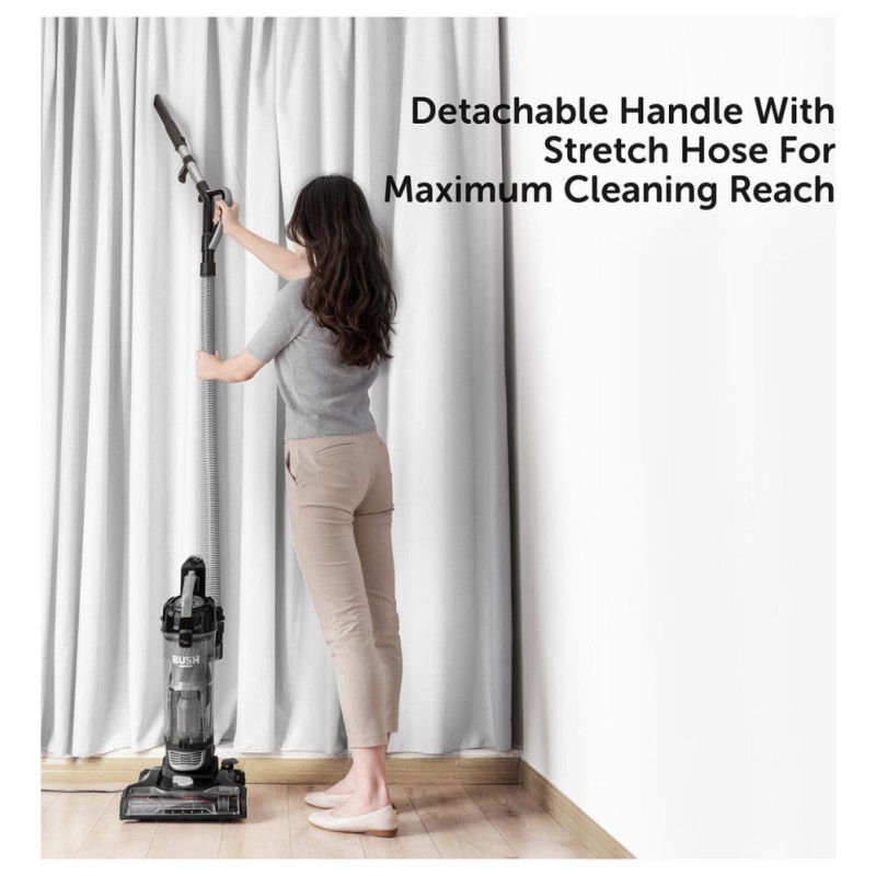 Bush VUS34AE2BNSLEU Multi Cyclonic Pet Bagless Upright Vacuum Cleaner