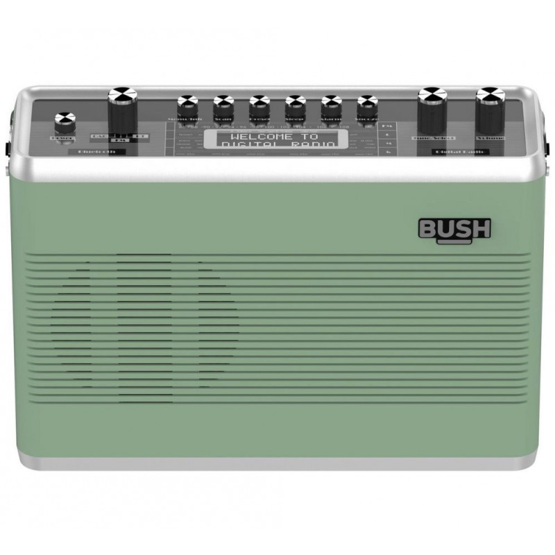 Bush Retro Wireless DAB Radio Sage Green DAB Digital Radios Home
