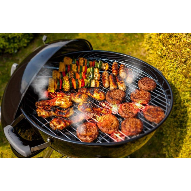BarBeQuick Charcoal Kettle BBQ & Pizza Oven Black Barbecues
