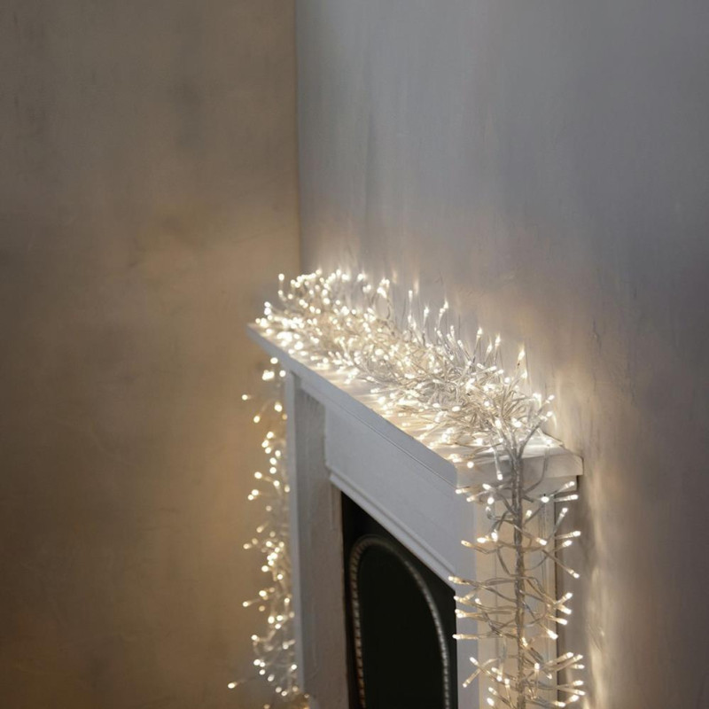 Premier 960 LED Cluster MultiAction Christmas Tree Lights White